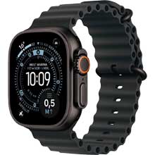 Apple Watch Ultra 3 49mm Black Titan Case Black Ocean Band